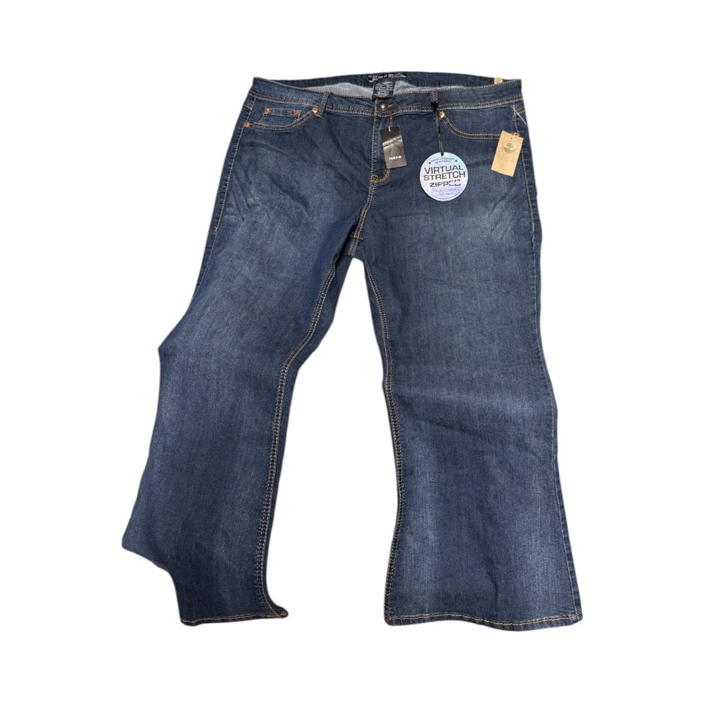 Torrid Blue Relaxed Jeans with Vintage Wash